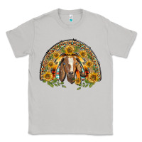 Moon Dust Western Leopard Sunflower Goat Rainbow Classic Tee - BarkalooDesign