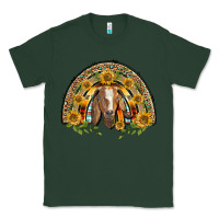 Sports Green Western Leopard Sunflower Goat Rainbow Classic Tee - BarkalooDesign