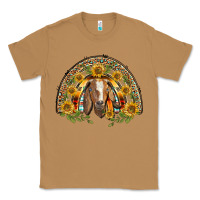 Toasted Coconut Western Leopard Sunflower Goat Rainbow Classic Tee - BarkalooDesign