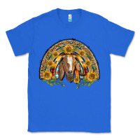 True Royal Western Leopard Sunflower Goat Rainbow Classic Tee - BarkalooDesign