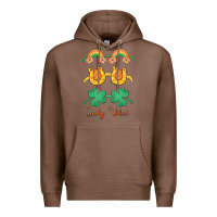 Chestnut lucky vibes st. patrick's day Premium Hoodie - MaliasSmallBusiness