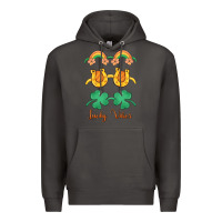 Smoke lucky vibes st. patrick's day Premium Hoodie - MaliasSmallBusiness