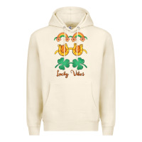 Tofu lucky vibes st. patrick's day Premium Hoodie - MaliasSmallBusiness
