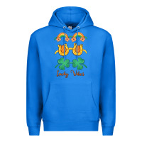 True Royal lucky vibes st. patrick's day Premium Hoodie - MaliasSmallBusiness