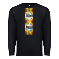 Black mimi sunflower leopard  pen wrap Premium Sweatshirt - Artiststas