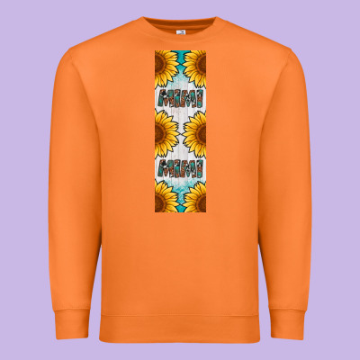 Mimi Sunflower Leopard  Pen Wrap Premium Sweatshirt Designed By Artiststas