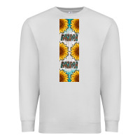 Dove Grey mimi sunflower leopard  pen wrap Premium Sweatshirt - Artiststas