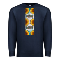 Navy mimi sunflower leopard  pen wrap Premium Sweatshirt - Artiststas