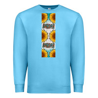 Ocean Blue mimi sunflower leopard  pen wrap Premium Sweatshirt - Artiststas
