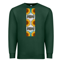 Sports Green mimi sunflower leopard  pen wrap Premium Sweatshirt - Artiststas