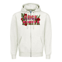 Oatmeal Heather chica bonita Zipper Hoodie - CTS Tumbler Store