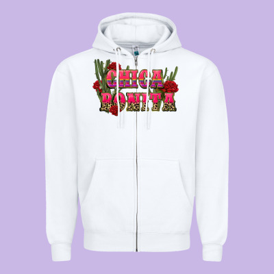 Chica Bonita Zipper Hoodie Designed By Cts Tumbler Store