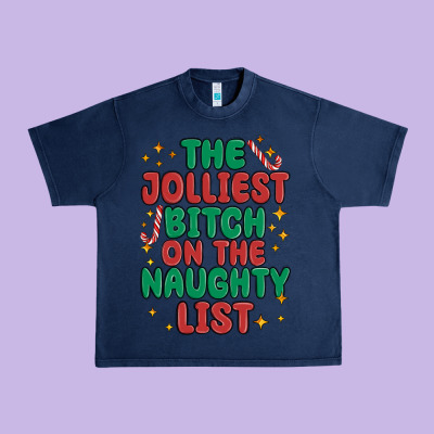Urban Heavy Tee the jolliest bitch on the naughty list