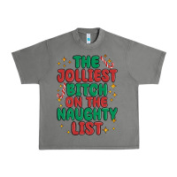 Tornado the jolliest bitch on the naughty list Urban Heavy Tee - MaliasSmallBusiness