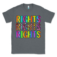 Charcoal Heather rights rights rights (pride) Classic Tee - Zillion Design Studio
