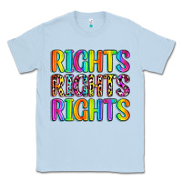 Dusty Blue rights rights rights (pride) Classic Tee - Zillion Design Studio