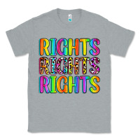 Heather Grey rights rights rights (pride) Classic Tee - Zillion Design Studio