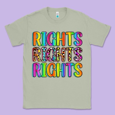 Rights Rights Rights (pride) Classic Tee Designed By Zillion Design Studio