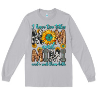 Moon Dust i have two titles mom and mimi and i rock them bot Long Sleeve Tee - Zillion Design Studio