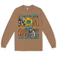 Toasted Coconut i have two titles mom and mimi and i rock them bot Long Sleeve Tee - Zillion Design Studio