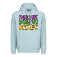 Blue Mist rollin with my krewe Premium Hoodie - MaliasSmallBusiness