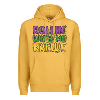 Mustard rollin with my krewe Premium Hoodie - MaliasSmallBusiness