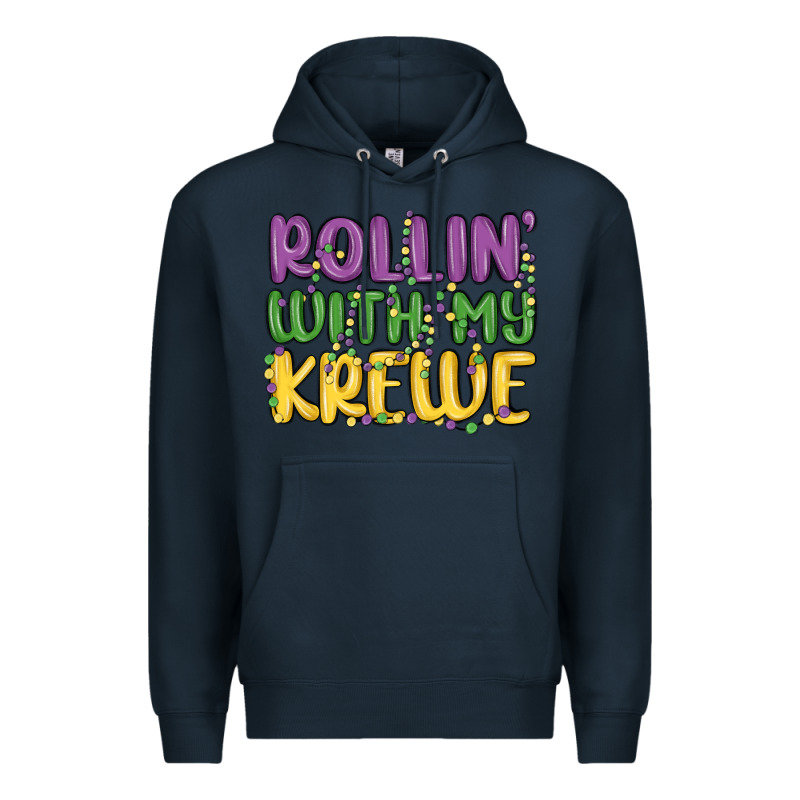 Rollin With My Krewe Premium Hoodie by MaliasSmallBusiness | Teevron