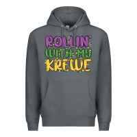 Rock rollin with my krewe Premium Hoodie - MaliasSmallBusiness