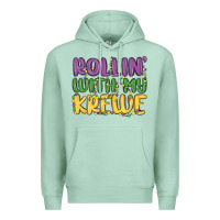 Seafoam rollin with my krewe Premium Hoodie - MaliasSmallBusiness