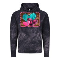 Cloud Black valentine's day hearts turquoise heart Vintage Hoodie - AdoDesignShop
