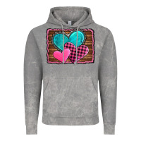 Cloud Rock valentine's day hearts turquoise heart Vintage Hoodie - AdoDesignShop