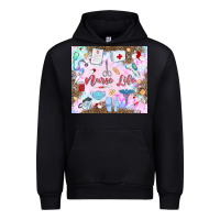 Black nurse life Urban Hoodie - MaliasSmallBusiness