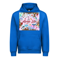 Cobalt nurse life Urban Hoodie - MaliasSmallBusiness