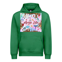 Emerald nurse life Urban Hoodie - MaliasSmallBusiness
