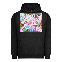 Pigment Black nurse life Urban Hoodie - MaliasSmallBusiness