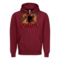 Burgundy senior 2023 Zipper Hoodie - Zillion Design Studio