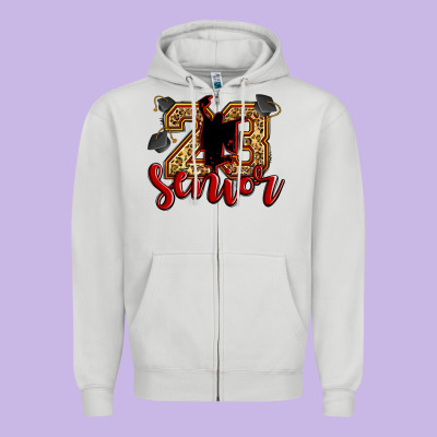 Senior 2023 Zipper Hoodie Designed By Zillion Design Studio