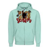 Seafoam senior 2023 Zipper Hoodie - Zillion Design Studio