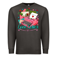 Smoke love letter with typewriter Premium Sweatshirt - AdoDesignShop