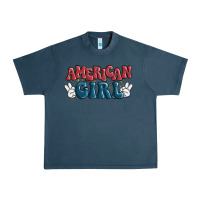 Midnight Navy american girl Urban Heavy Tee - MaliasSmallBusiness
