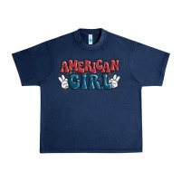Navy american girl Urban Heavy Tee - MaliasSmallBusiness
