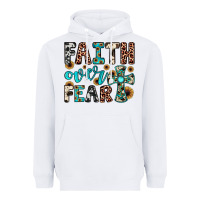 White faith over fear Heavyweight Hoodie - JahusDesignShop