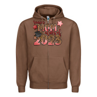 Chestnut senior mom class of 2023 Zipper Hoodie - Zillion Design Studio
