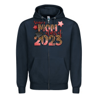 Navy senior mom class of 2023 Zipper Hoodie - Zillion Design Studio