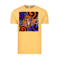 Vintage Mustard halloween bull skull Vintage Tee - BarkalooDesign