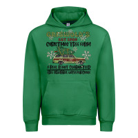 Emerald christmas tree farm Urban Hoodie - MaliasSmallBusiness