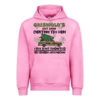 Fuchsia Pink christmas tree farm Urban Hoodie - MaliasSmallBusiness