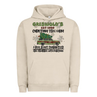 Pigment French Oak christmas tree farm Urban Hoodie - MaliasSmallBusiness