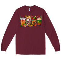 Burgundy spanish teacher coffee cups Long Sleeve Tee - texasbilliewilder
