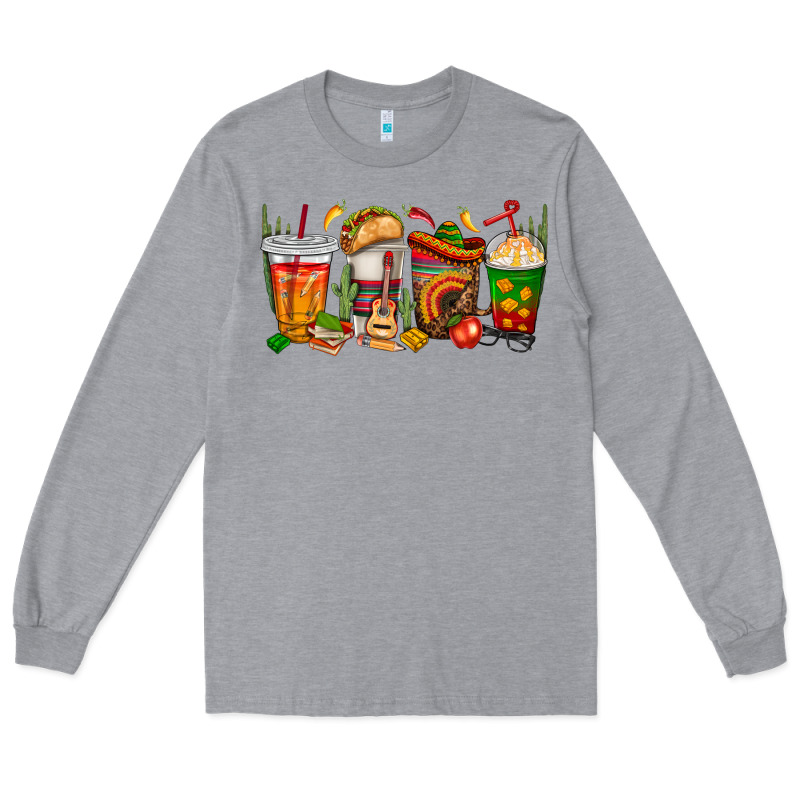 Spanish Teacher Coffee Cups Long Sleeve Tee by texasbilliewilder | Teevron